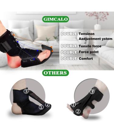 Plantar Fasciitis Night Splint | Adjustable Relief Brace for Men & Women - One Size Style 2 - Buy Online on GoSupps.com