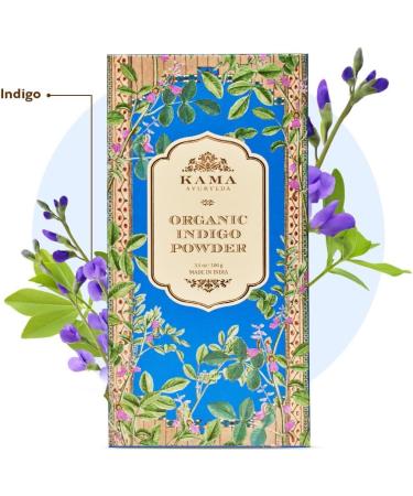Kama Ayurveda Organic Indigo Powder 100g - Buy Online on GoSupps.com