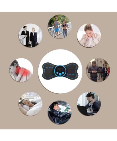 Portable TENS Device for Pain Relief | EMS Muscle Stimulator for Back Arm Leg & Shoulder Pain | Cervical Massage Sticker - Buy Online on GoSupps.com
