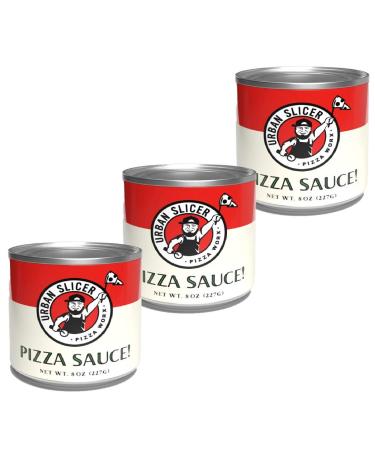 Urban Slicer Pizza Worx- Pizza Sauce! - 8 oz - 3 Pack 8 Ounce (Pack of 3)