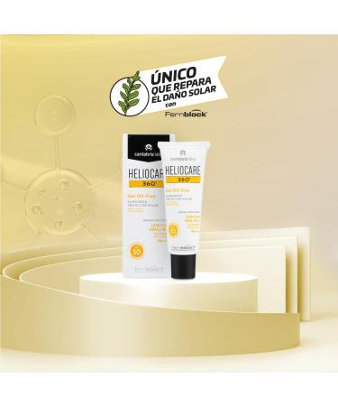 Heliocare Cantabria Labs 360 Oil-Free Gel Sunscreen SPF 50 - International Shipping Available | Best UV Protection - Buy Online on GoSupps.com