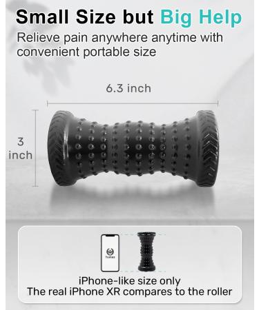Tumaz Foot Roller - Ergonomic Design for Plantar Fasciitis Relief - Buy Online on GoSupps.com