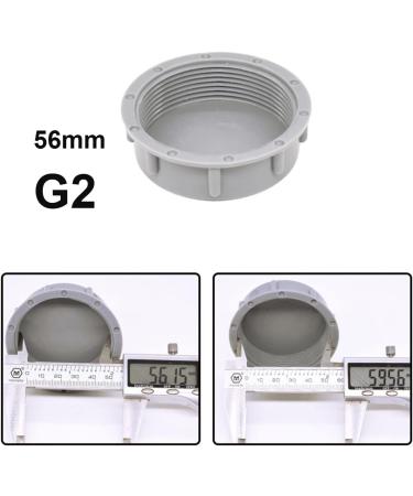 Buy Qrity 2-Pack Kitchen Sink Drain Pipe Locking Caps - 56mm Inner Thread for Leak Prevention | International Shipping Available - Buy Online on GoSupps.com