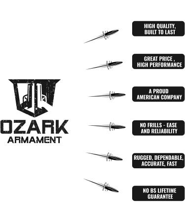 Ozark Armament A2 Rear Sight - Metal Construction - Two Aperture for Close and Precision Targets - Picatinny Rail Mount - Buy Online on GoSupps.com