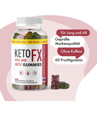 Keto Fx Gummies - Monthly Supply of 60 Keto Fruit Gummies for Weight Loss & Energy Boost - Buy Now! - Buy Online on GoSupps.com