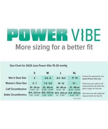 Juzo Power Vibe Premium Compression Socks 15-20 mmHg for Men & Women - Cool Dot Small - International Shipping Available - Buy Online on GoSupps.com