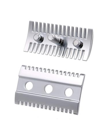 Double Edge Shaving Safety Razor Open Comb Head Male Safety Razor Head Shaving Tool Barber Home Use