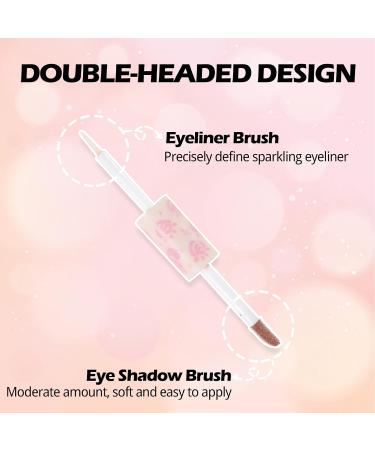 Erinde Liquid Glitter Eyeshadow & Eyeliner Set - Grey Silver Glitter, Blue Shimmer Gel, Matte & Shinny Eye Shadow, Long Lasting & Highly Pigmented - #04 Pink - Buy Online on GoSupps.com