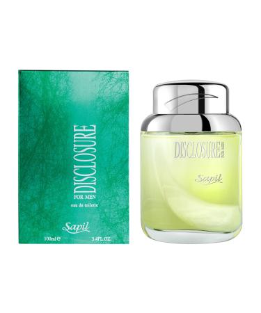 Sapil Disclosure Perfume for Men - Long-lasting Dubai Cologne 3.4 Oz (100 ml) - Woody Spicy Arabic Fragrance for Everyday Wear - Enticing Men's Fragrance from Dubai - Buy Online on GoSupps.com