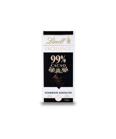 Lindt Excellence 99 % cocoa - noble bitter chocolate |50 g Tafel |Extra strong bitter chocolate |Intensive cocoa taste |Dark chocolate |Vegan chocolate |Chocolate gift 99% - Buy Online on GoSupps.com