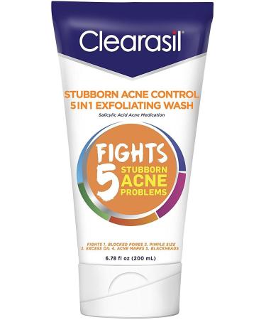 Clearasil Ultra 5in1 Exfoliating Wash 6.78 oz. (Pack of 10)
