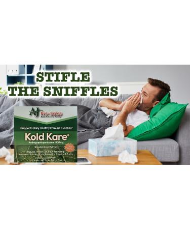 Kold Kare Daily Immune Health Function 40 Count Pack of 2 - Effective Against Cold Sinus Allergy Symptoms | Non-Habit Forming | No Side Effects - Buy Online on GoSupps.com