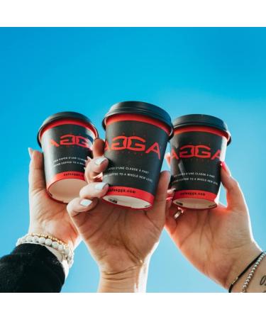 Caf Agga - Decaffeinato Coffee Pods - Medium Roast Coffee - 100% Arabica - Recyclable - Swiss Method - Keurig & K-Cup Compatible Pods - 2/5 Intensity - 96 Cups Coffee - 6 Boxes of 16 Pods (96 Pods) - Buy Online on GoSupps.com