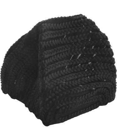 ADRIUO Super Elastic Cornrow Cap for Weave Crochet Braid Wig Caps for Making Wigs Weaving Braid Cap Wig Net Black Color 1Pc - Buy Online on GoSupps.com