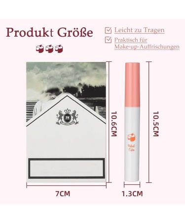  EONFAVE Lana - Pack of 10 Matte Lipsticks - Highly Pigmented Velvet - Long-Lasting and Waterproof - Nude Rose Red - For Women and Girls - Buy Online on GoSupps.com