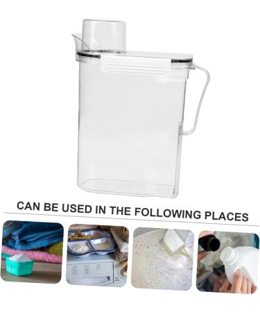 HAPINARY 3pcs Laundry Storage Box Laundry Bottle Tide Laundry Liquid Plastic Transparent - Buy Online on GoSupps.com