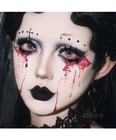 White Face Makeup | Long-Lasting Cream Foundation | Scrub-Resistant White Makeup for Theatrical Performances Cosplay Parties Christmas and Activities - Buy Online on GoSupps.com