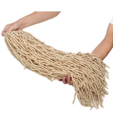 24 Inch Blonde Faux Locs Crochet Hair 2Packs - Natural Wavy Curly Soft Locs Extensions - Pre-Looped Goddess Dreadlocs for Women (24 Inch 613) - Buy Online on GoSupps.com