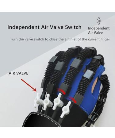 Rehabilitation Robot Gloves for Hand Recovery | Finger Trainer for Stroke & Hemiplegia | Medium Left Size Finger Rehab Brace - Buy Online on GoSupps.com