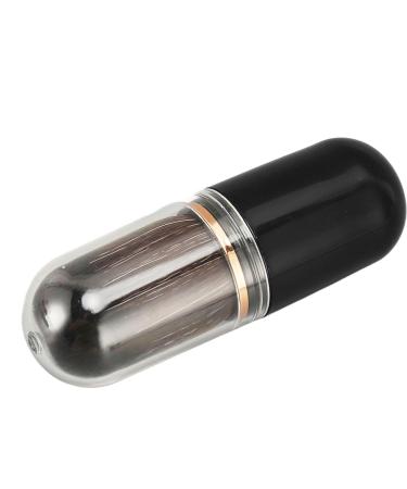 Mini Blush Brush - Lightweight Telescopic Makeup Brush for Travel | Portable with Lid (Black - Buy Online on GoSupps.com