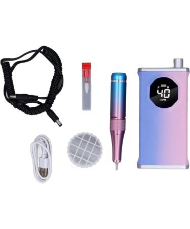 Nail Drill High Efficiency Rechargeable Portable Nail Drill Multifunctional CW CCW Rotation 40000 RPM for Polishing (Genericd9h4szpq2c-12) - Buy Online on GoSupps.com