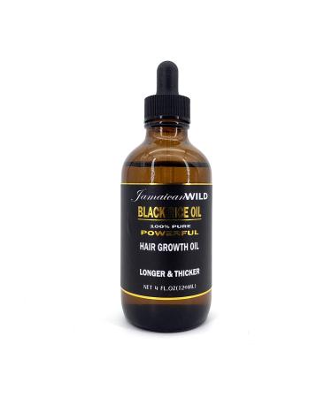 Black Rice Oil Hair Growth Oil 4oz - Tea Tree | All Natural Hair Growth Oil for Stronger, Thicker, and Longer Hair.