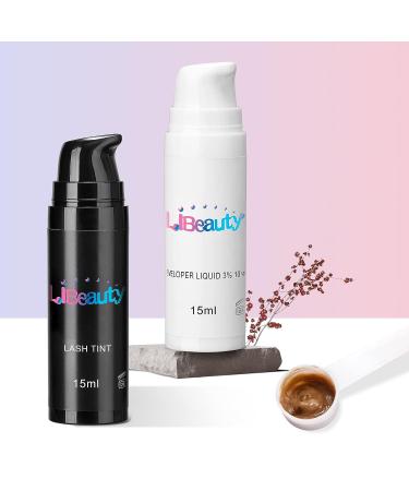 Libeauty Eyelash Black Color Kit - Salon Quality, Easy DIY at Home - 15ml Airless Pump Bottle - Buy Online on GoSupps.com
