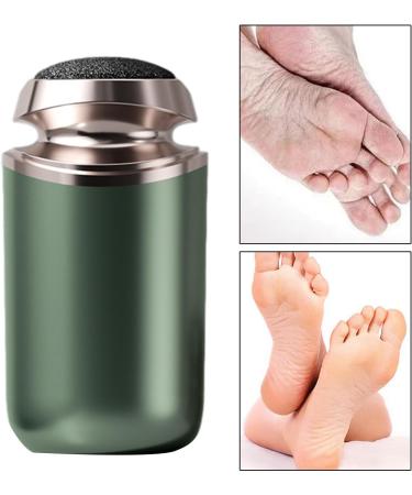 Foot Scrubber Electric Removable Small Foot Scrubber | Washable Foot Callus Remover Tool Rechargeable Feet Pedicure Tools for Men Women Dead Cracked Hard Skin Green - Buy Online on GoSupps.com