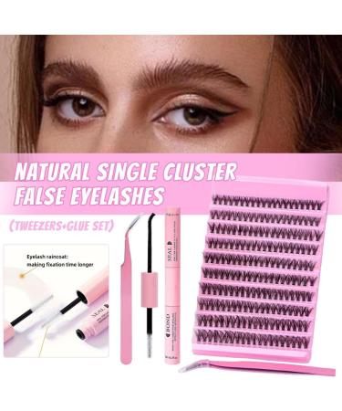 Laluerck DIY Lash Extensions Kit with D Curl Lash Clusters Lash and Seal Lash Applicator for Self Application at Home 9 To16mix - Buy Online on GoSupps.com