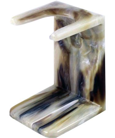Hans Baier Exclusive shaving brush holder imitation horn