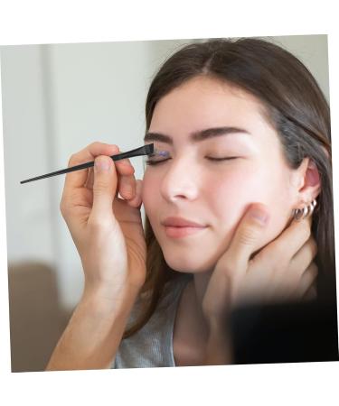 Healeved 36 Pcs Eyeliner Brush Eye Shadow Brush Flat Liner Brush Eye Shadow Blending Brush Black Nylon - Buy Online on GoSupps.com