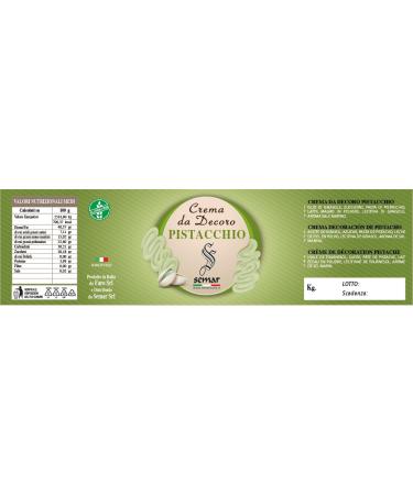 Semar Pistachio chocolate spread - 1 kg pack - Made in Italy - Buy Online on GoSupps.com
