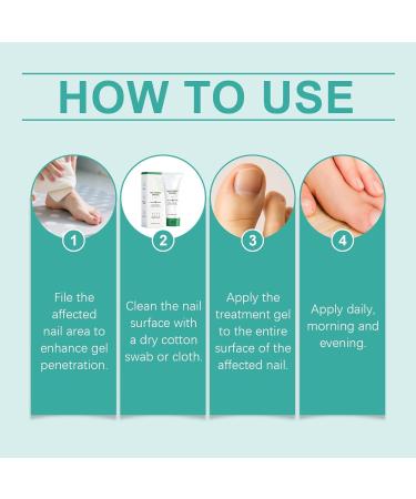  JIAOY Natural Nail Care Gel Strengthening Serum for Damaged and Brittle Cuticles Nail Growth Repair Cream Foot Moisturizer and Repair Cream (1PCS) - Buy Online on GoSupps.com