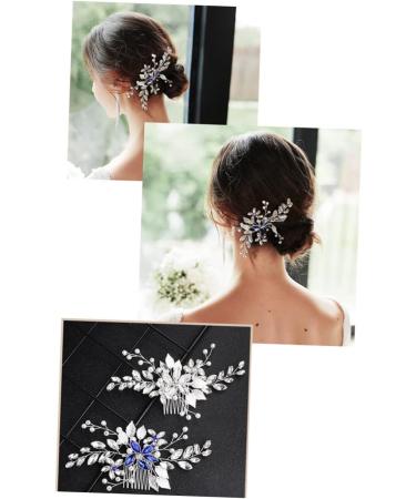 DOITOOL Wedding Hair Accessories for Brides Rhinestone Headpiece Bridal Barrette Womens Barrettes for Hair Crystal Headpiece Bride Headpieces for Wedding Floral Hair The Flowers Miss Comb - Buy Online on GoSupps.com