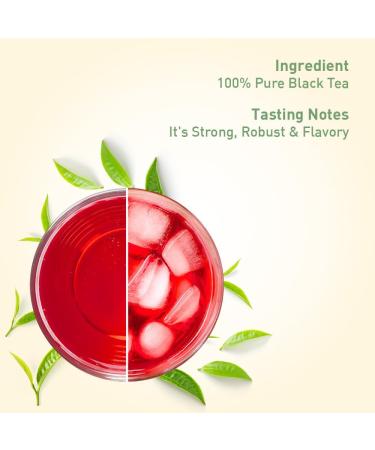 100 Count HANDPICK English Breakfast Black Tea Bags | Strong Robust Flavor | Eco-conscious & Brews Perfect English Breakfast & Kombucha Tea - Buy Online on GoSupps.com