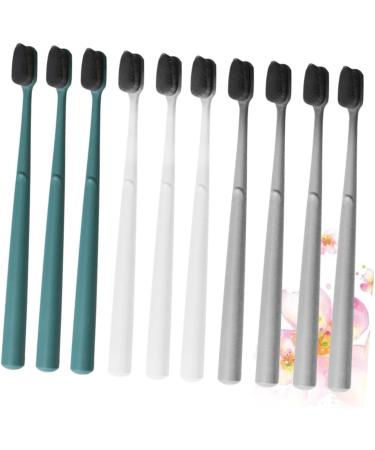Lalafina 10-Pack Travel Maternity Toothbrushes - Soft Nylon Family Pack | Portable Japanese Style Children's Oral Care - Buy Online on GoSupps.com