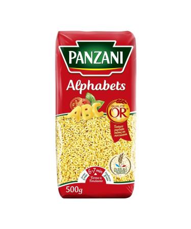 G n rique PANZANI - Panzani Alphabet Pasta 500g - 500g - Pack of 4 - Sold in Packs