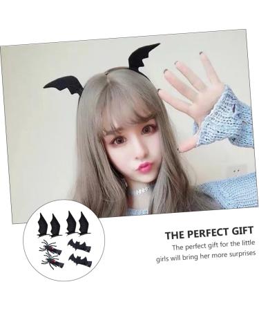 Beavorty 4 Pairs halloween hair clips spider hair clips ghost hair clips makeup hair clips Spider Web hair clips hair accessories for prom Party Headwear girl issue card iron funny - Buy Online on GoSupps.com