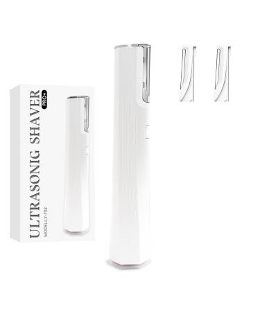 Dermaplane Rasoir pour visage de femme Exfoliation du visage indolore 2 en 1 et pilation des poils de p che pour pilation des sourcils Syst me dermaplaning pour poils du visage et liminateur de