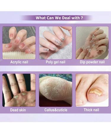 iFutniew Cordless Electric Nail Drill Professional for Acrylic Gel Rechargeable Portable Nail Set - Buy Online on GoSupps.com