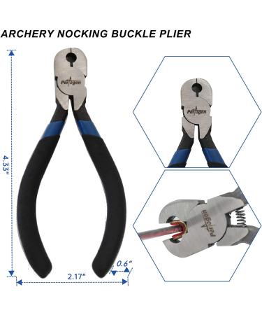Perogen Archery Bow String Points Nock Pliers Set - T Shape Arrow Bow Square Ruler - Nocking Point Buckles for Recurve Bow - Buy Online on GoSupps.com