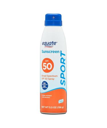 Equate Sunscreen SPF 50- Sport Broad Spectrum Spray (pack of 1) Set By Basket Goods - Buy Online on GoSupps.com