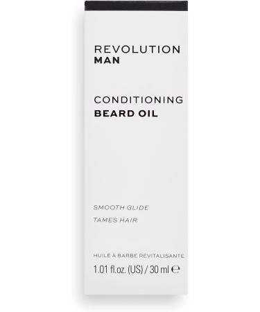 Revolution Man Conditioning Beard Oil 30ml - Nourishing Beard Care Essential - Buy Online on GoSupps.com