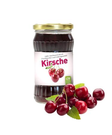 LCW - Fruit spread with fructose and sweeteners 340g glass cherry