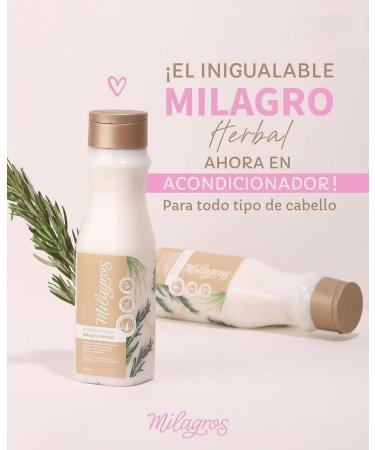 Milagros Herbal Conditioner | Reduces Hair Loss Adds Softness & Shine - Beige | Buy Internationally - Buy Online on GoSupps.com
