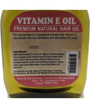 Difeel Premium Natural Hair Oil with Vitamin E - 7.1 oz (4-Pack) - Buy Online on GoSupps.com