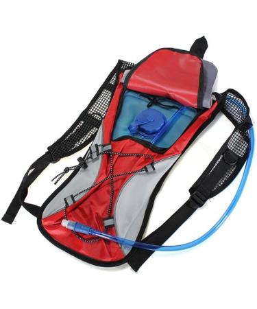 Monvecle Hydration Pack Backpack with 2L Bladder - Red | Ideal for Cycling, Hiking, Climbing - Buy Online on GoSupps.com