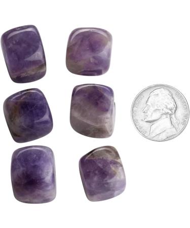 Tumbled Polished Stone Crystals Cubic Natural Amethyst Cube Gemstone Quartz Bulk for Wicca Reiki - 12 Pcs Obelisk - Buy Online on GoSupps.com
