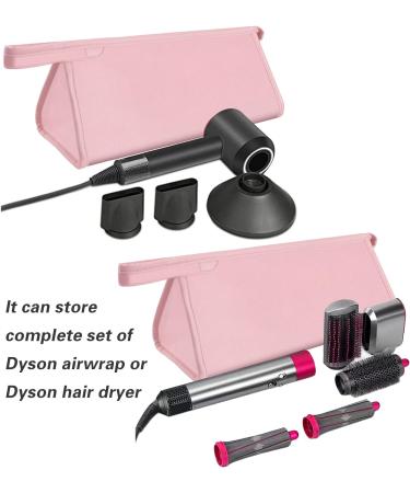 Dyson Airwrap Styler/Shark Flexstyle Travel Case - Pink | Waterproof & Anti-scratch Carrying Bag for Dyson Hair Dryer | Shockproof Organizer for Travel - Buy Online on GoSupps.com