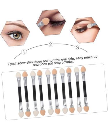 VINTORKY 30pcs Eye Shadow Stick Sponge Lipstick Brushes Eye Mascara Double Ended Makeup Brush Emulsion - Buy Online on GoSupps.com